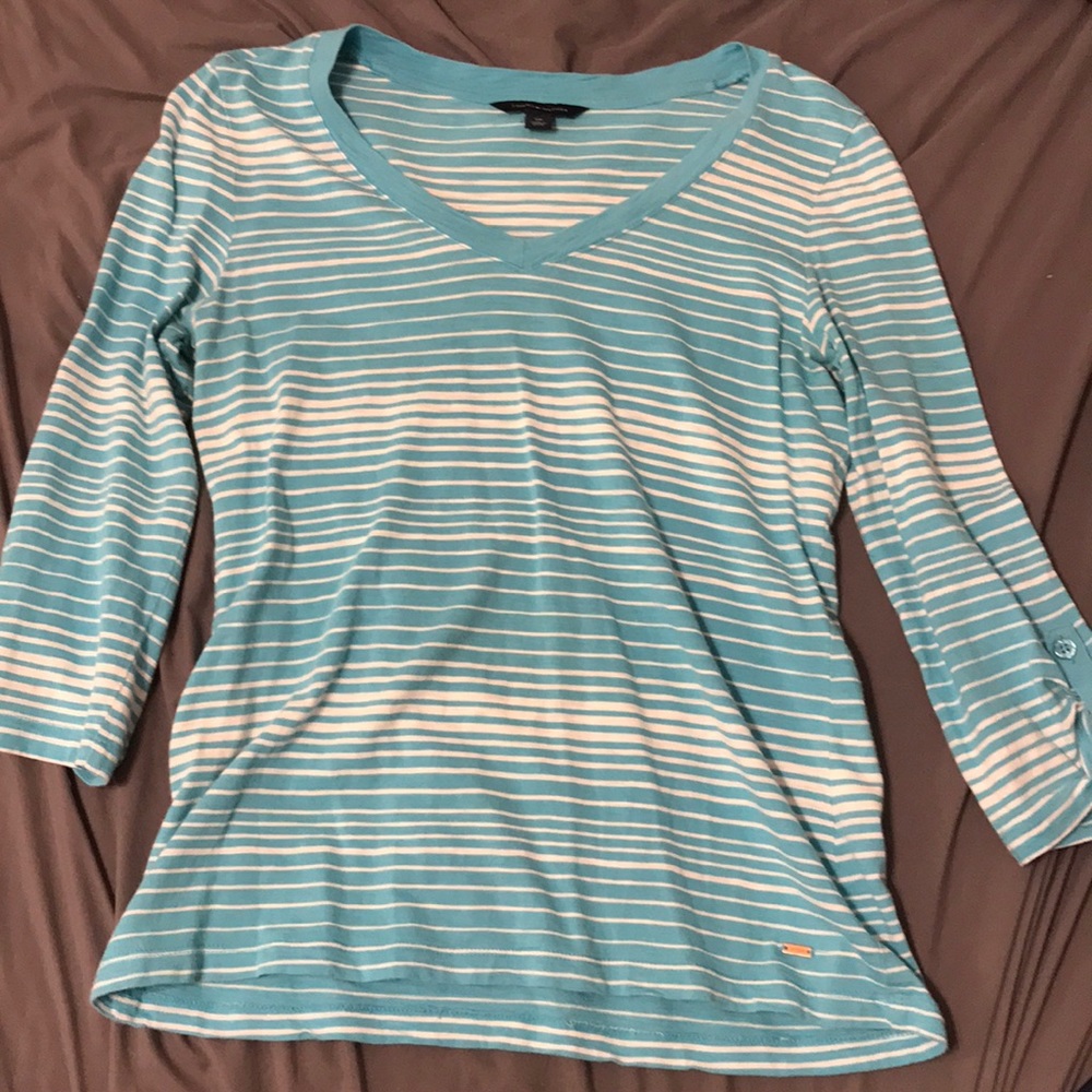Tommy hilfiger Blue and white striped shirt